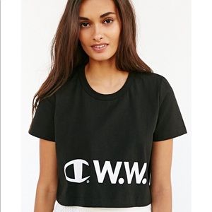 Champion x wood wood, crop top.